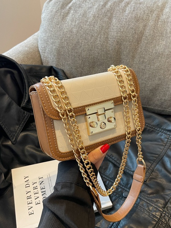 This Year's Popular For Bags Handbags Women Autumn Is Versatile. New Fashion Chain Single Shoulder Crossbody Small Square Bag Designer