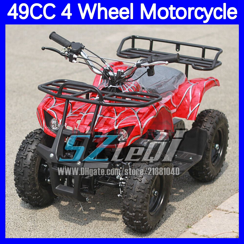 NEW Kids Adult ATV UTV MOTO 49CC 50CC 2 Stroke ATV Off-road Superbike Child Mini Motorcycle Gasoline Race Moto Bike Go Kart Frames Quad ATVS Amusement