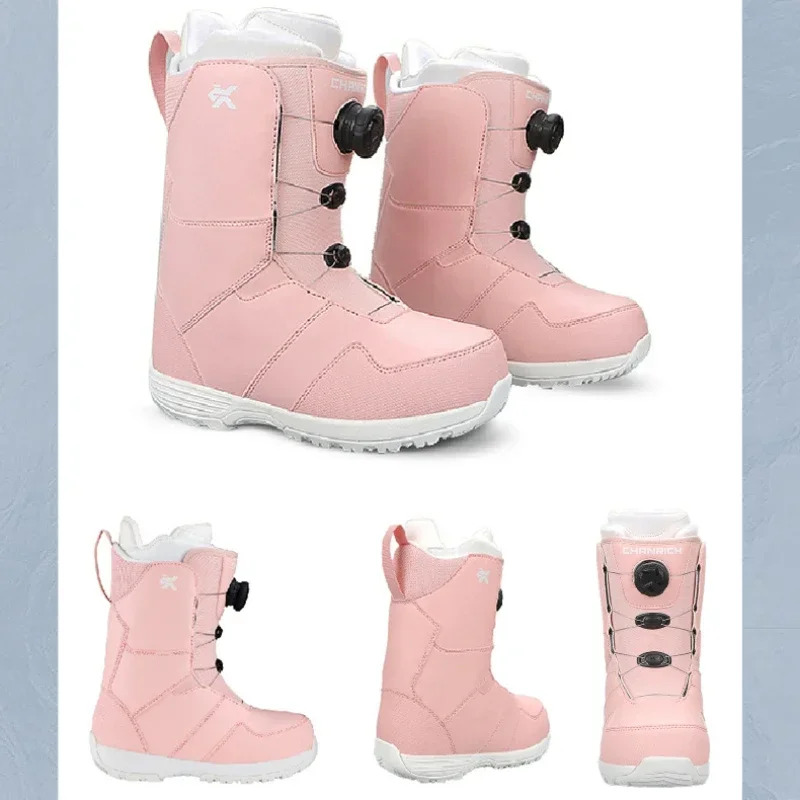 2025 New Outdoor Ski Adult Winter Warm Ventilate Skiing Shoes Sport Gear Man Woman Non-Slip Snowboarding Snow Boots