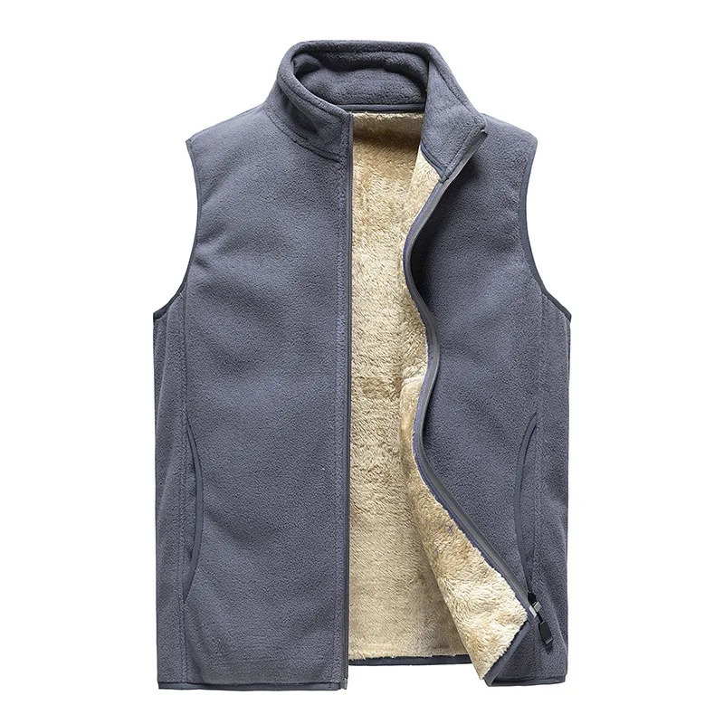 cashmere Mens Jacket Sleeveless Vest Soft Vests Casual Coats Male velvet wool vest Mens Vest Men Thicken Waistcoat Plus size 8XL 241104