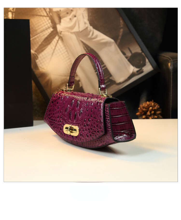 Designer Bag Designer Brand Crocodile Print Bag Saddle Leather Handbag Shoulder Crossbody Bags For Women Bolsas Para Mujeres Hot Selling Saddle bag