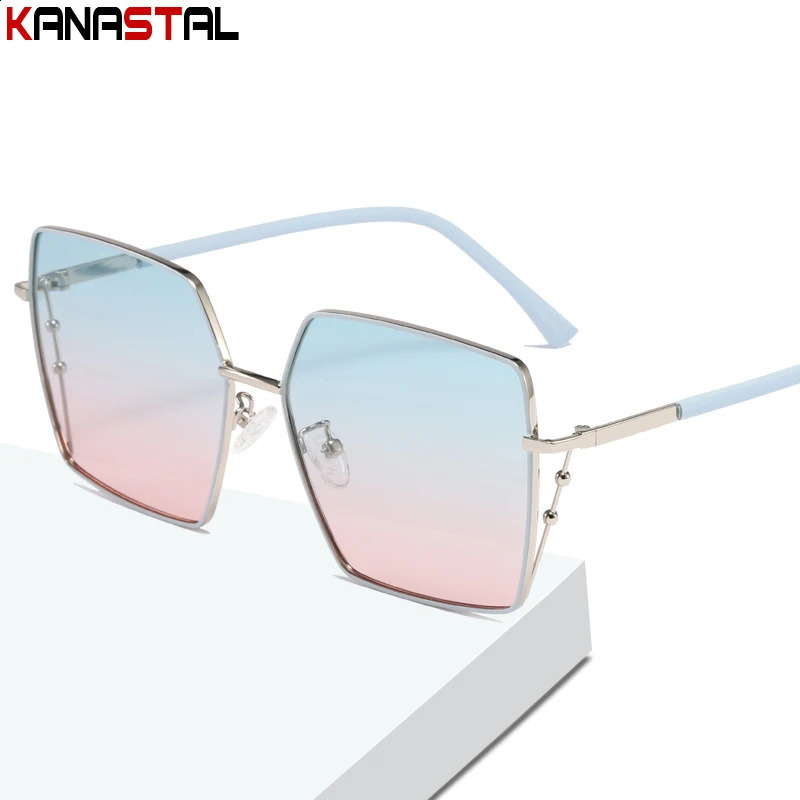 Women Polarized Sunglasses Metal Anti UV Sun Glasses Polygon Eyeglasses Frames Beach Fishing Travel Men Visor Eyewear Fashion 241105