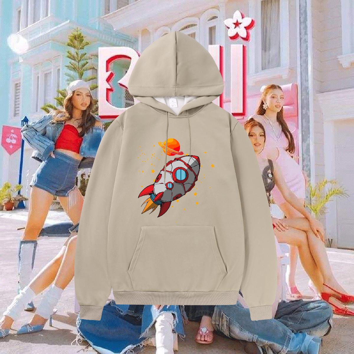 Wholesale Mens Hoodie Breathable Warm Men Clothes Hoodie Cartoon Print Tops Sports Casual Thick Plush