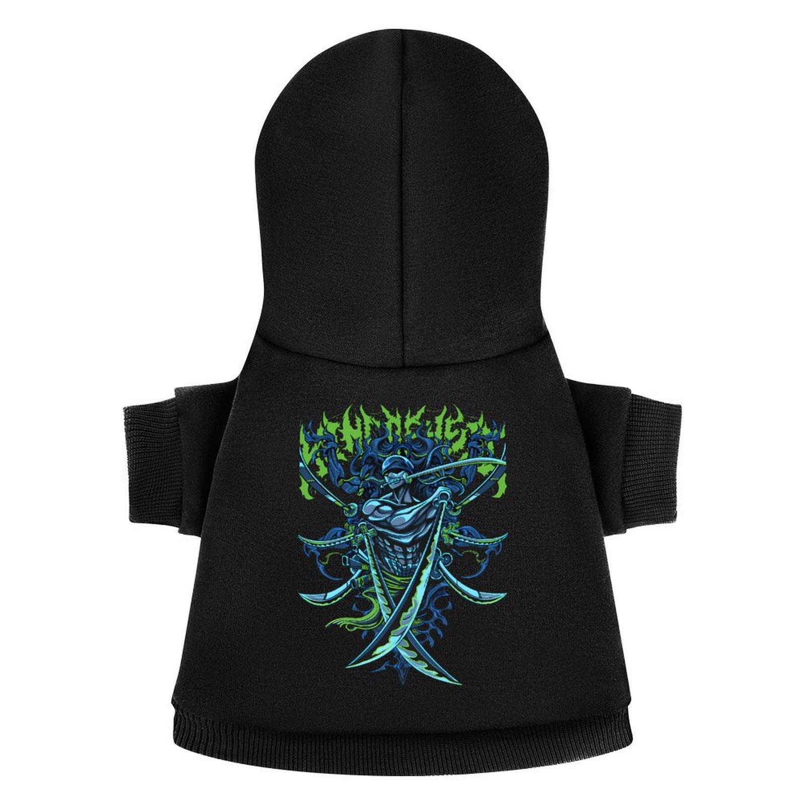 Fashion New Pet Hoodie Hooded Long Sleeve Anime Printing Hoodie for Pet Free DIY Terylene health cloth Comfortable Pets