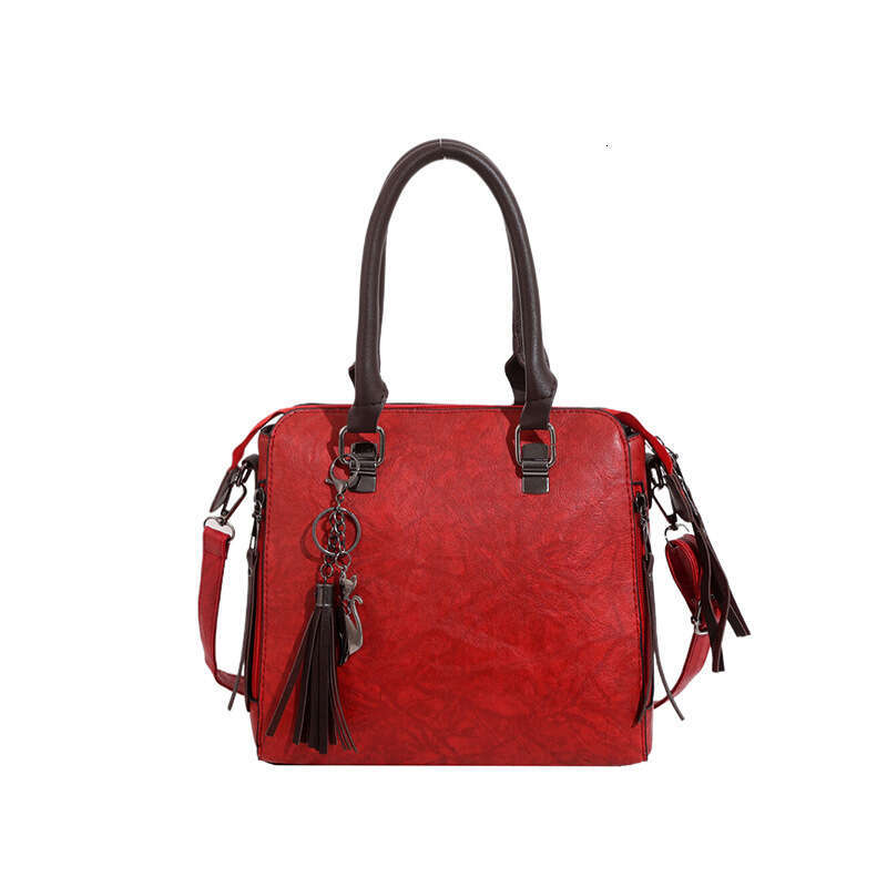 Trendy women's shoulder textured crossbody bag, new Chinese style Su tote bag