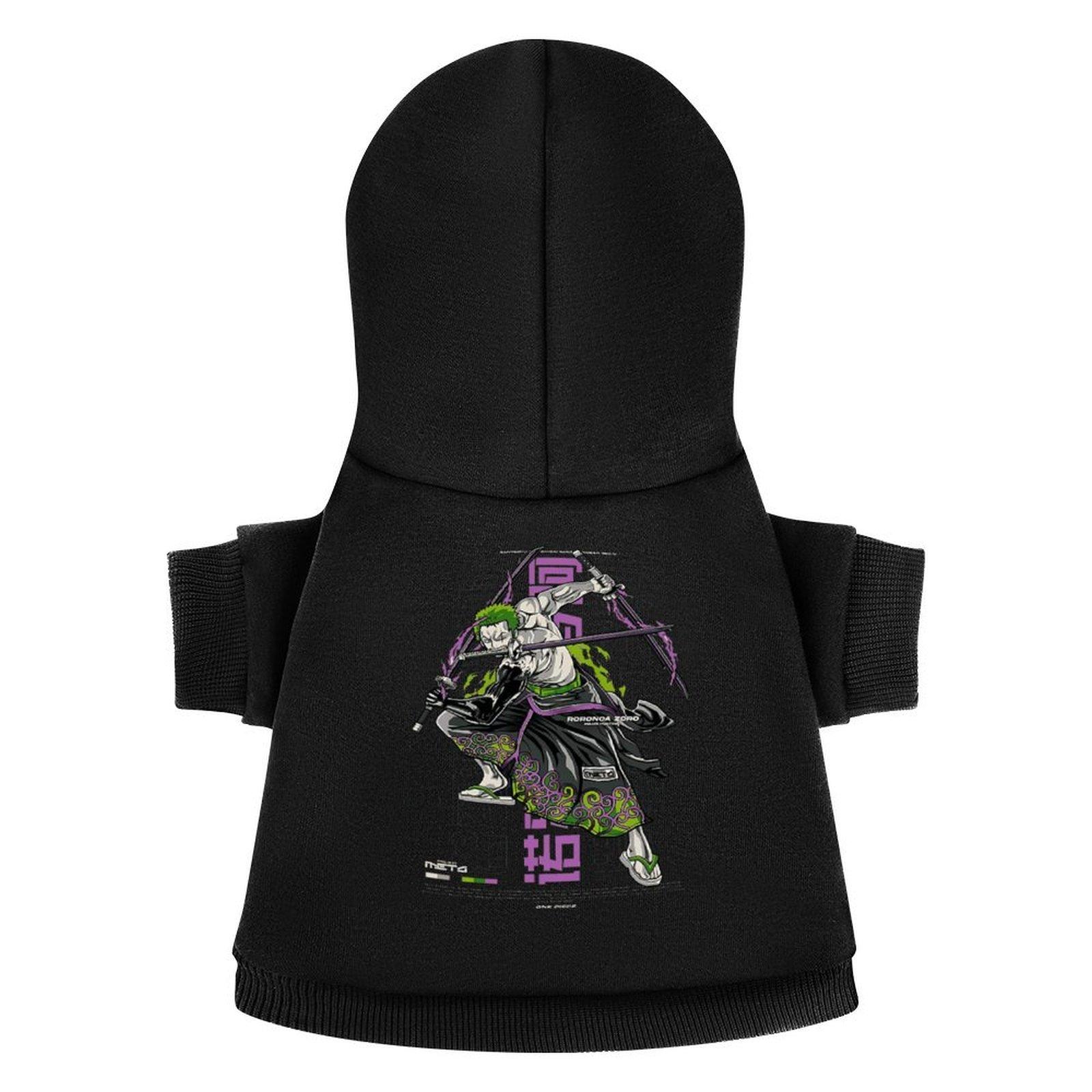 Brand Pet Hooded Sweatshirt Pet Sleeve Street Hip Hop Dog's Hooded Sweatshirt Anime Print Micro Elastic Fabrics TOP Quality Clothes Hoodie