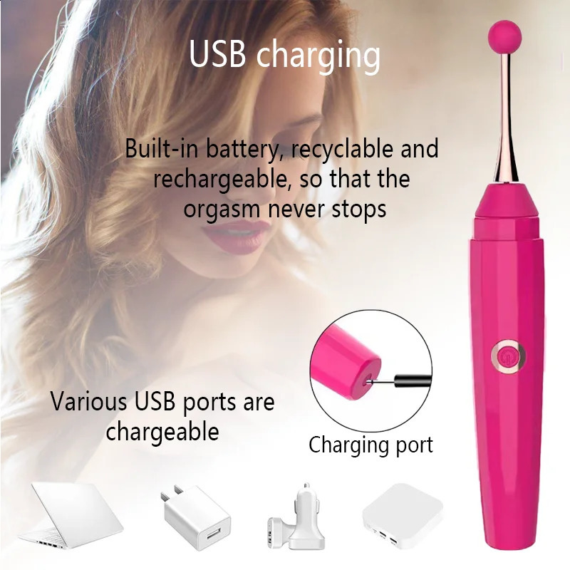 High Frequency G Spot Vibrator Powerful Stimulation Clitoris Vagina Massager Adult Female Nipple Masturbator For Women 241105