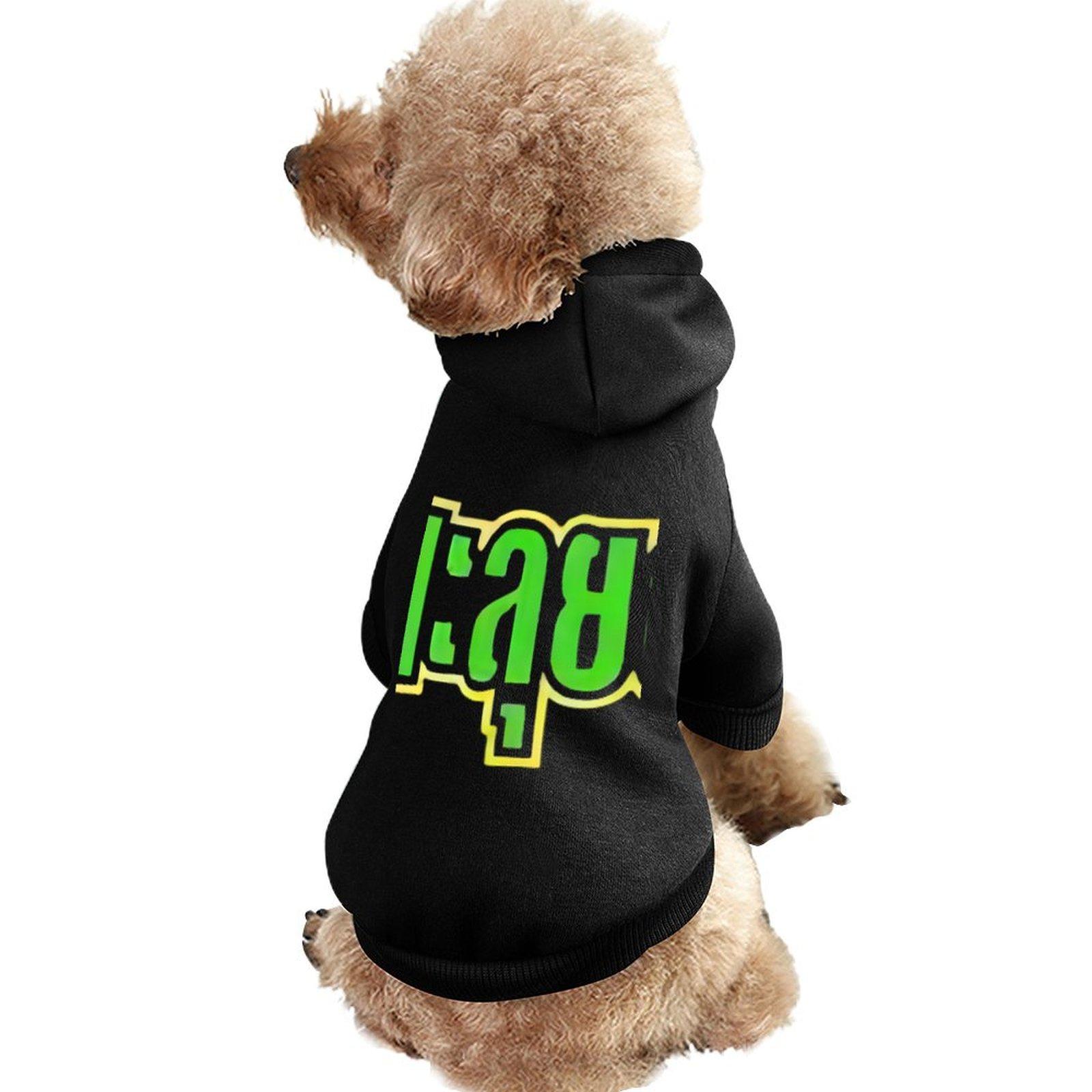 Designer Fashion Dog Hoodie Hooded Breathable Street Hip Hop Cat Hoodie Black Oversized Anti-linting Cool Hoody