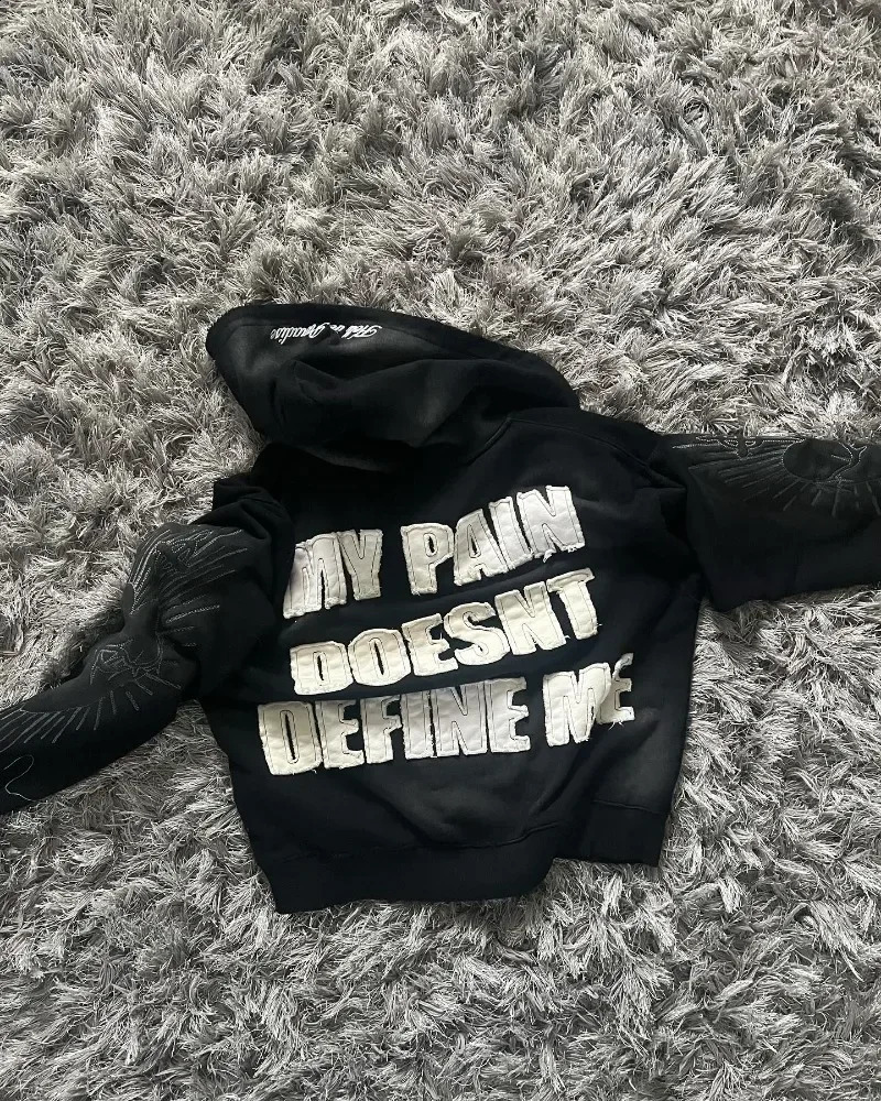 2024 Gothic Retro Trend Washing Embroidery Oversize Zipper Hoodies Mens And Womens Y2K Punk Hip-Hop Casual Tops Streetwear 241105