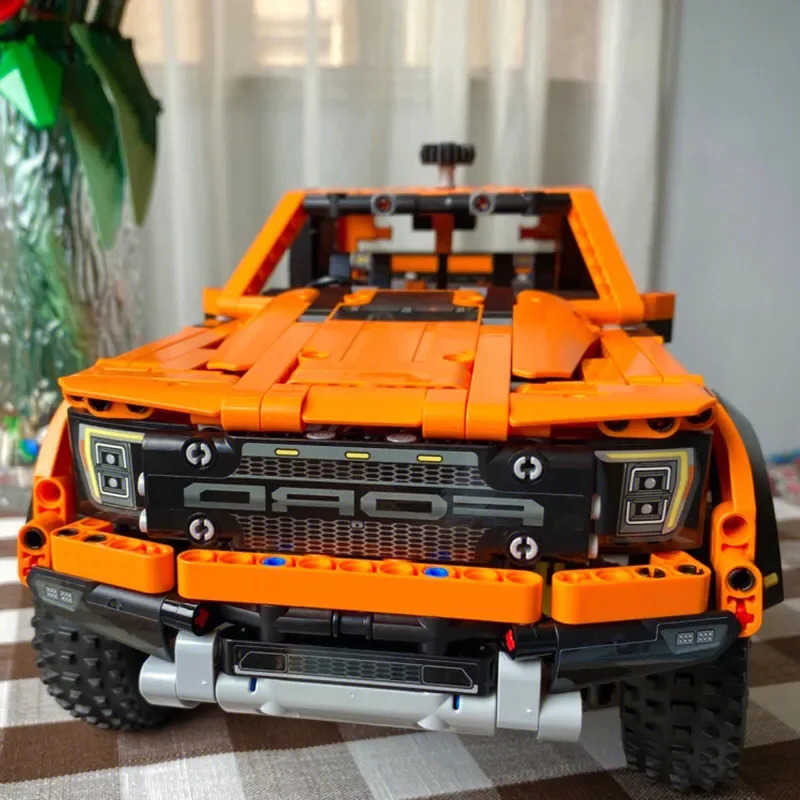 Free shipping Technical Raptor Building Blocks SetCompatible Pickup Truck Model Toys Home Decoration Adults Children Bricks Gifts