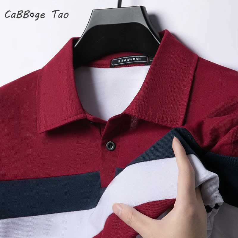 Summer new mens casual slim fit shirt with breathable lapel button short Slyved top mixed color comfortable T-shirt W241104