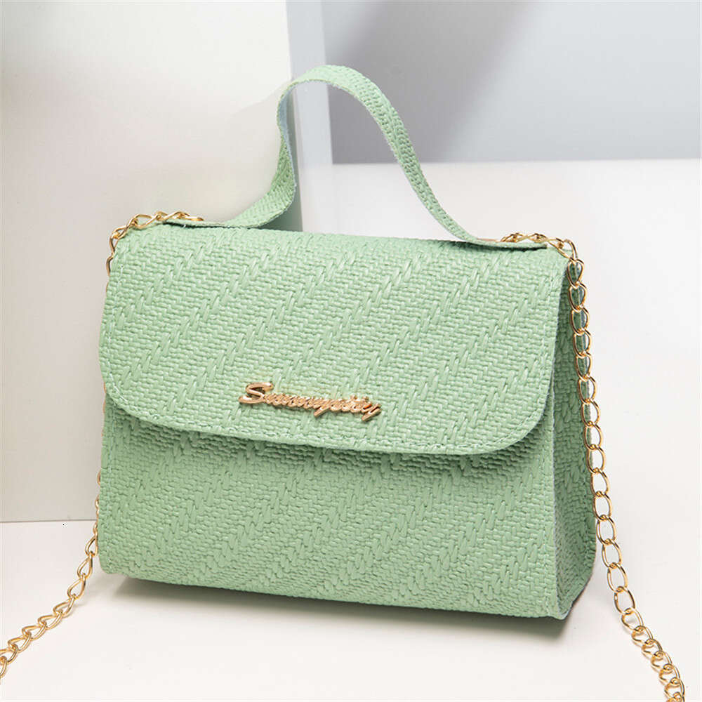 Designer Bag Embossing Chain Square Bag PU Leather Large Capacity Shoulder Crossbody Mobile Phone Bag For Women handbag