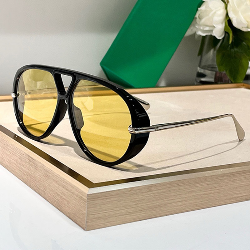 Designer Sunglasses For Womens Classic High Quality Glasses Luxury Metal Mirror Legs B V1274 Design Style Sunglasses Men UV400 Eyewear