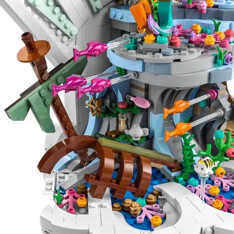 Blocks Blocks The Mermaid Princess Royal Clamshell 43225 Collectible Adult Building Blocks Set Moc Bricks Toys For Girls Adults Christmas GiftY2411053