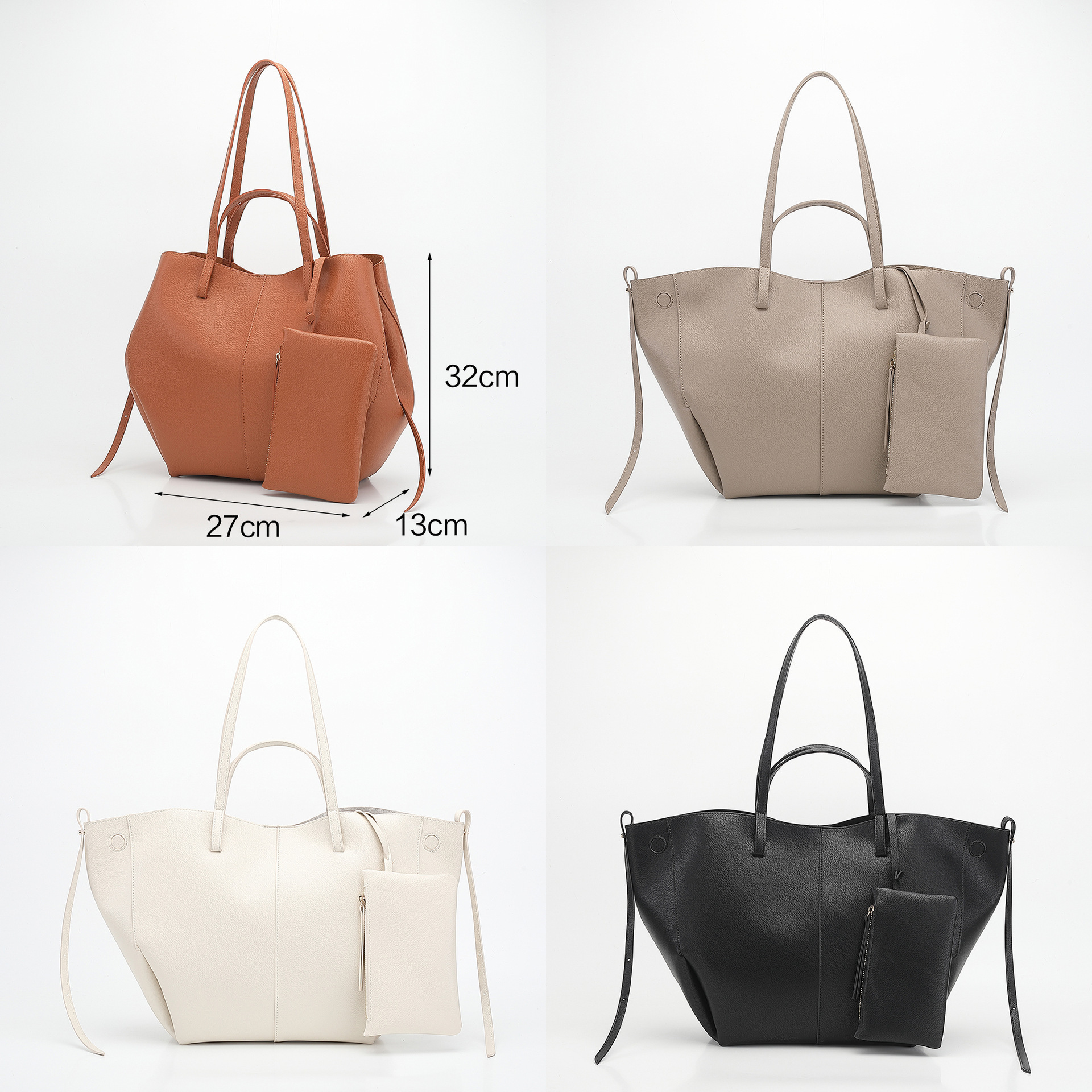 Handbags Women Designer Leather Large Tote Handbag High Quality Shoulder Hobo Fashion Big Bags For Female Purses Trendy