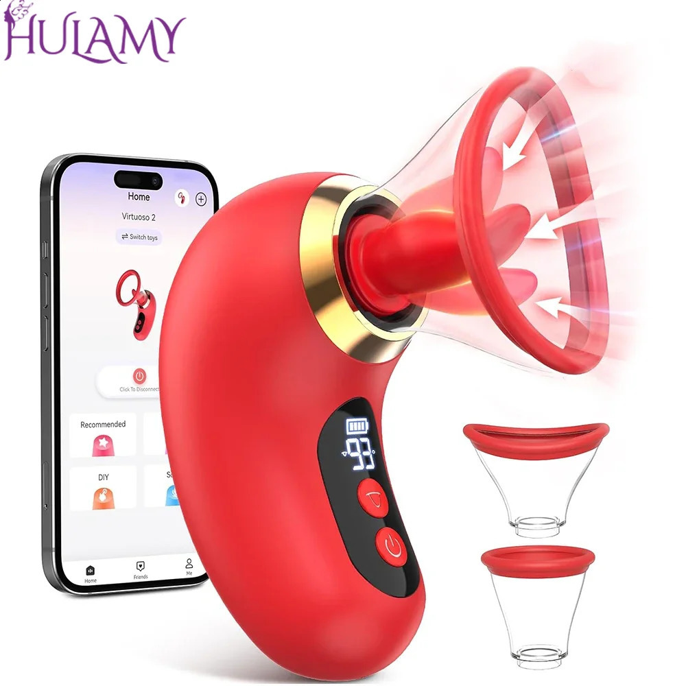 Clitoral Vibrator Sucking and Licking Tongue Sex Toy for Women Nipple Vagina Stimulator Orgasm Pussy Blowjob Female Masturbation 241105