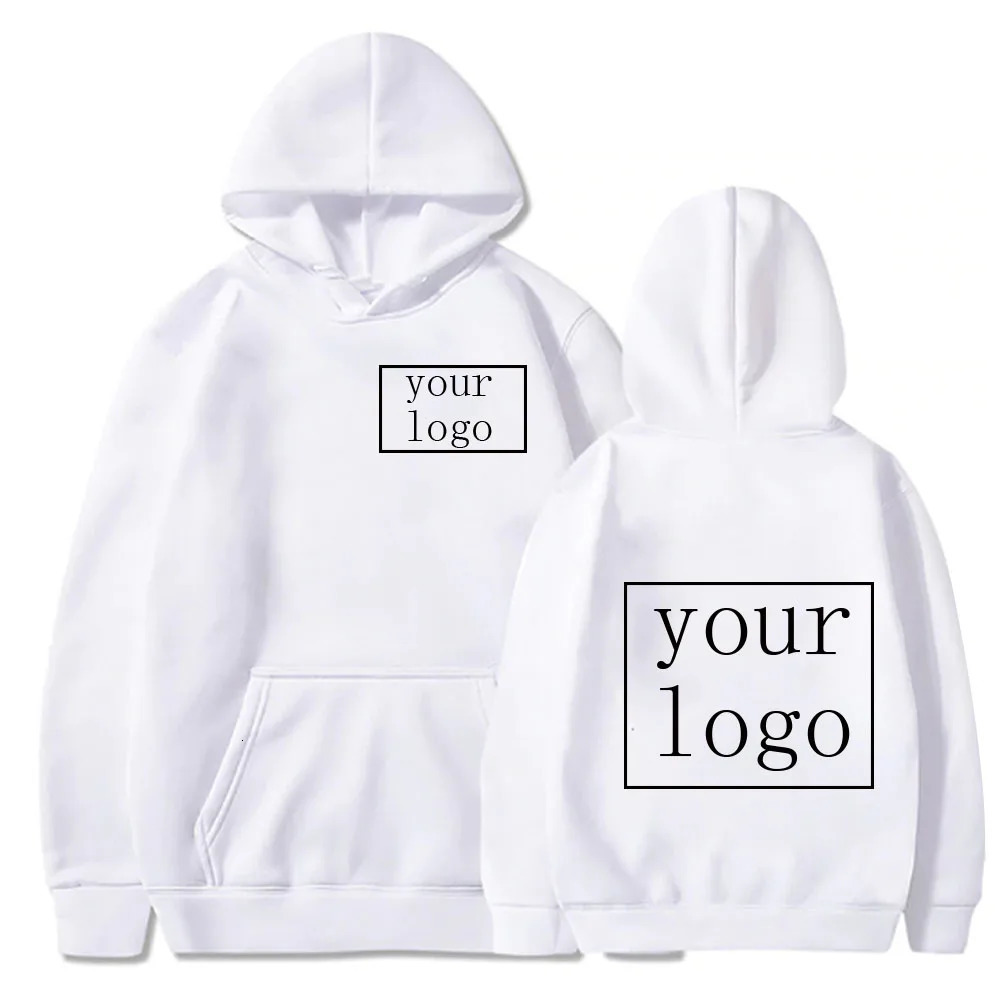Custom Pattern Your Print Hoodies Men Woman Oversized Hoodie Hooded Sweatshirts Harajuku Pullovers Unisex Tracksuit Clothes 241104