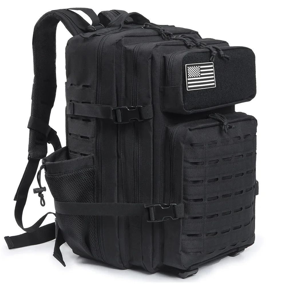 25L/45L tactical backpack for men and women small school Rucksack with bottle rack hiking backpack camping equipment 241104