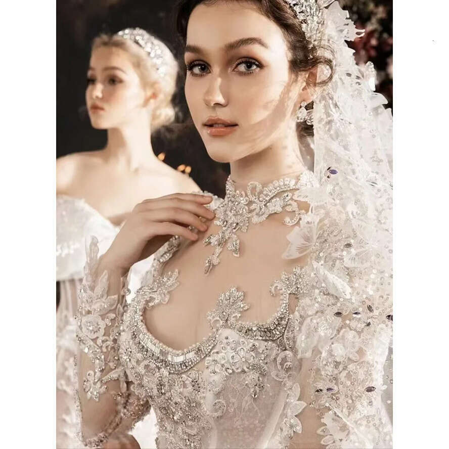 Sleeves Long Modern Wedding Dresses Summer Bohemian A E Appliques Robe De Mariee With Court Plus Size Sweep Train Lace Up Bridal Party Gowns Ppliques 