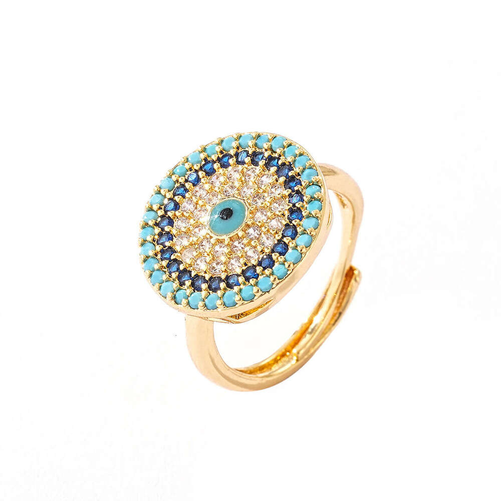 New Colored Zircon Eye Bangle Palace for Women Style Dubai Bridal Wedding AccessoriesOpen Bracelet