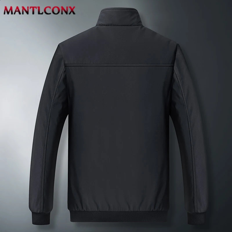 MANTLCONX est 8XL Mens Winter Jackets Thick Stand Collar Mens Coats Casual Warm Fleece Cotton Mens Jacket Winter Outwear 241105