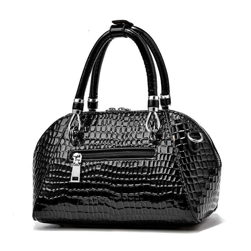Designer Bag European / American Style Fashion Handbag Yellow Crocodile Pattern Women Tote Bag Ladies Small Shell Messenger Shoulder Bags Sac