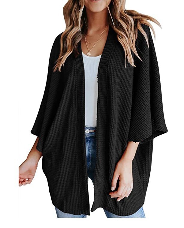 Autumn And Winter New Loose Cardigan Knitted Sweater T-Shirt Top Women's Clothing Cardigan Autumn Warm Clothing