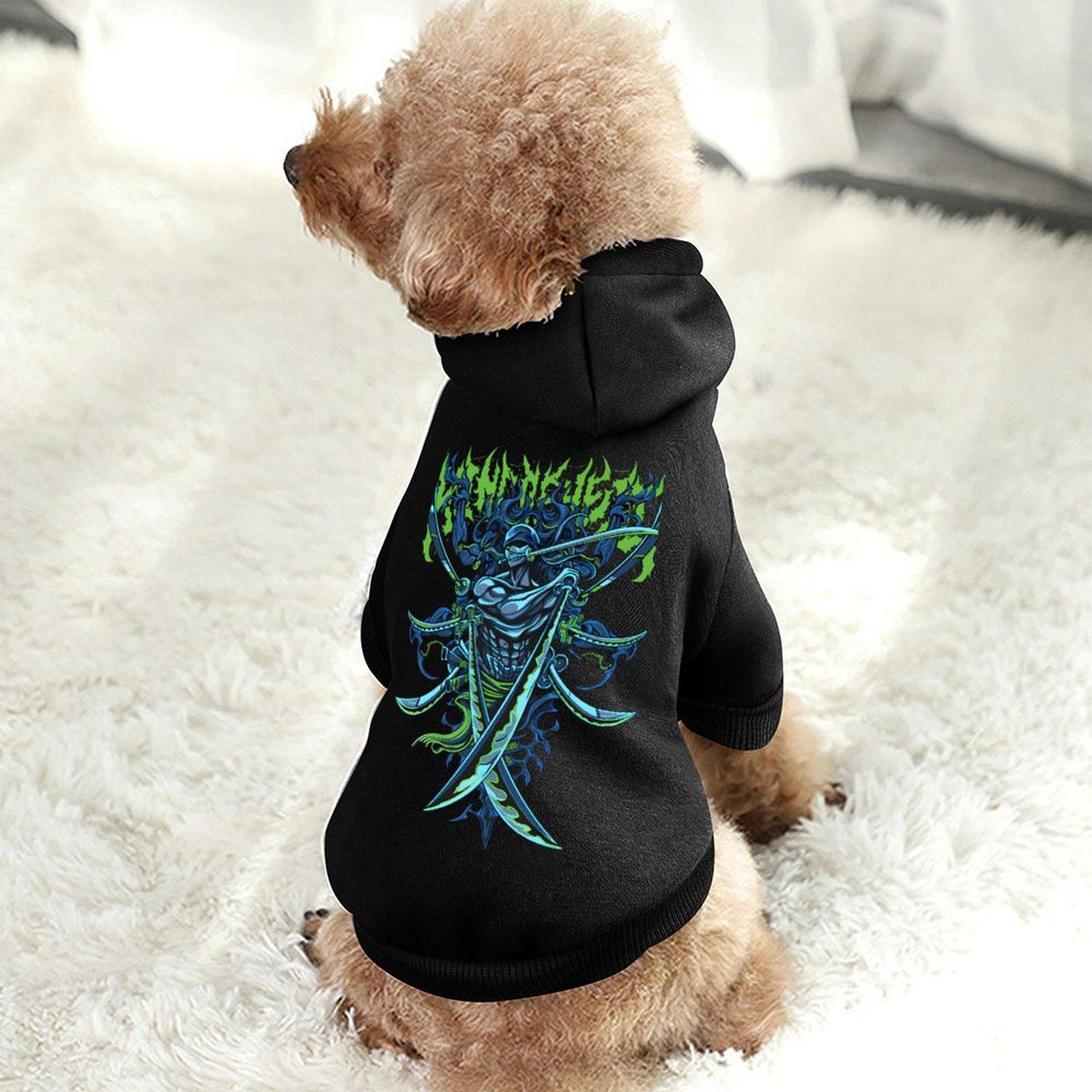 Fashion New Pet Hoodie Hooded Long Sleeve Anime Printing Hoodie for Pet Free DIY Terylene health cloth Comfortable Pets