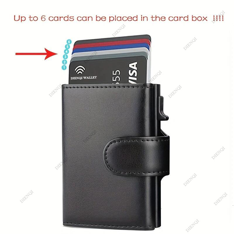 Credit Card Men's Leather Designer Minimalist Wallet Card Bag