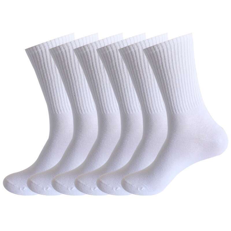 shanshi men socks Men's autumn winter high elastic calf men's and women's running sports socks large-sized solid color medium length so