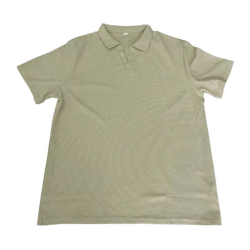 New summer 2024 Wfle V-neck short sleeved two-piece set with mens clothing W241104