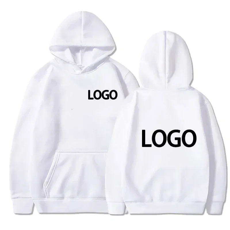 80 Polyester and 20 Cotton Hooded Pullover for Men Women Customized Team Loose Casual Wear with Fashionable Personality 241104