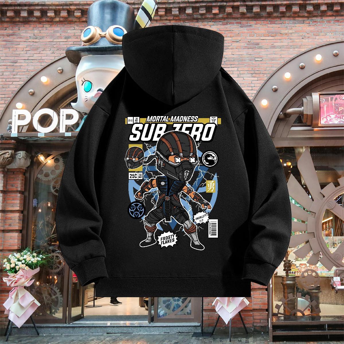 Fashion Designer Unisex Sweatshirts Breathable Hooded Collar Wholesale Men's Hooded Sweatshirt Floral Print Wear Autumn Winter Thick Fleece