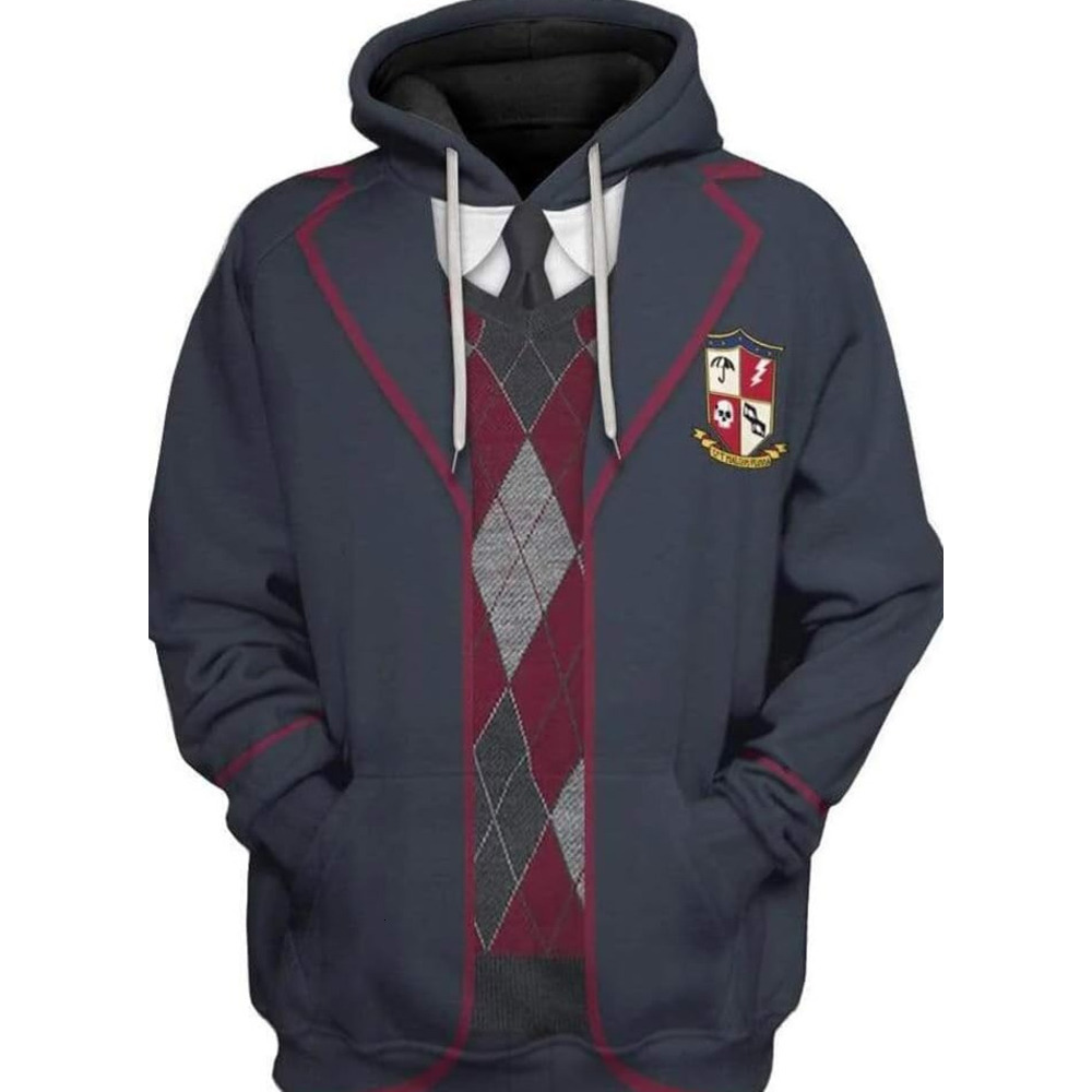 Hoodie for Mens Womens Klaus Cosplay Hoodies 3D Printed Zipper Jacket Coat Pullover Sweatshirts with Pocket for Men Women Teen Graphic Cool and cool