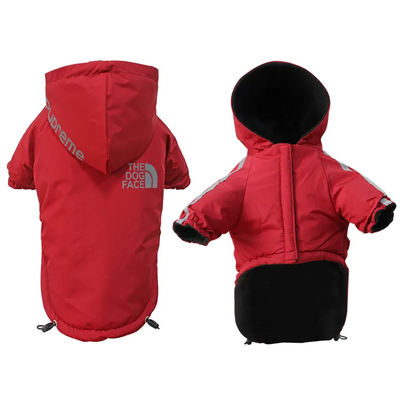 Soft and Warm Dogs Hoodie Designer Dog Apparel Doggy Face Sweater Pet Winter Coat Jacket Cold Weather Clothes for French Bulldog 1125