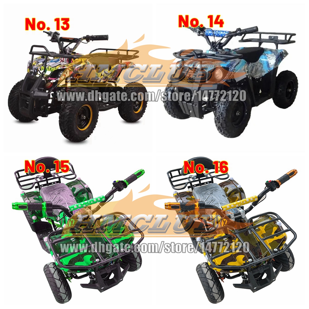 Kids Adult ATV UTV MOTO All-terrain Motorcycle Four Wheels ATV OFF-road 49CC 50CC 2-Stroke Engine Gasoline Racing MOTO For New Year Birthday Holiday G