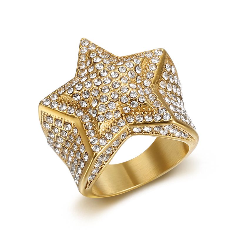 2025 Hiphop Jewelry VVS Moissanite Dia Hip Hop star Iced Out Letter Ring Men