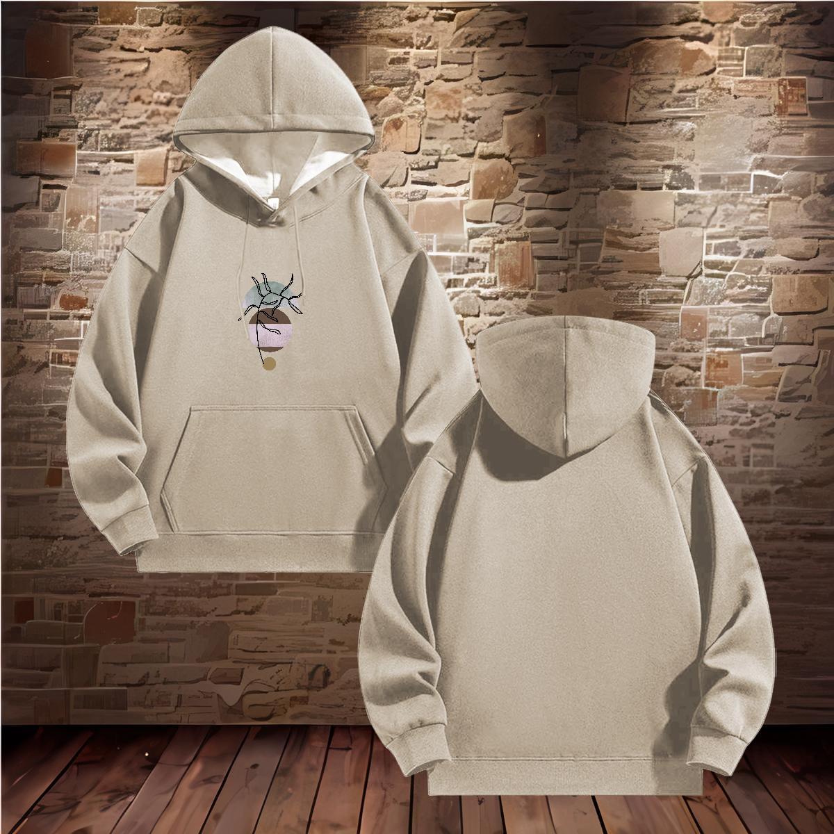 2024 Hoodie for Men Hooded Collar Breathable Classic Men's Hooded Sweatshirt Custom Anime Clothings Autumn Winter Velvet Thick
