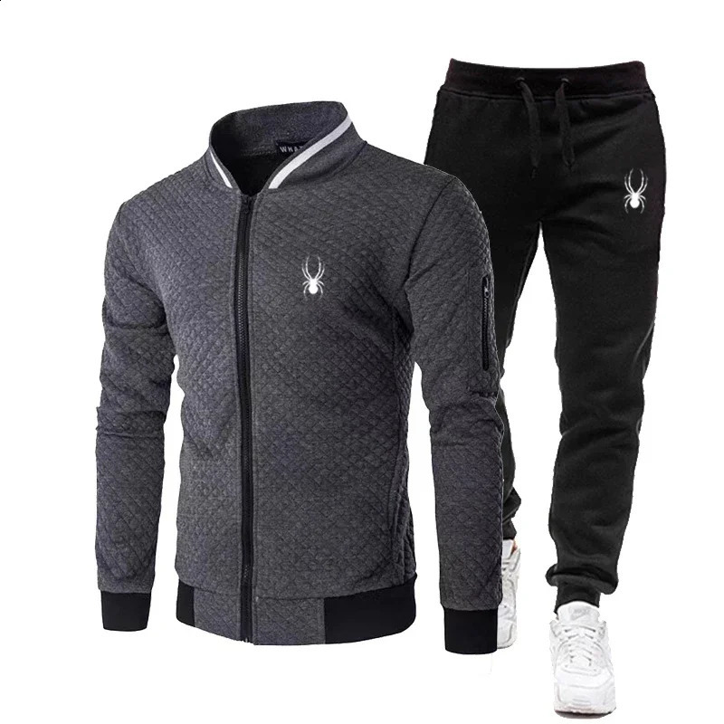 High quality casual jacket mens suit jacket sportswear autumn zippered jacket suit sportswear 241105