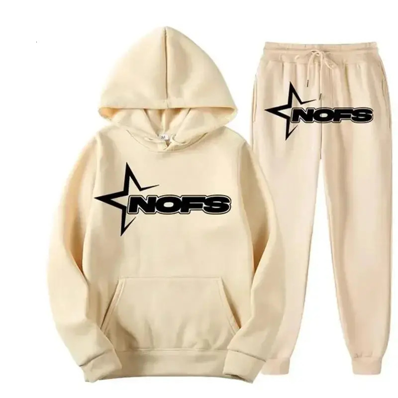 Men and women sets hoodie and pants 2-pieces sets Harajuku hip hop fashion punk rock Gothic sweatpants suits streetwear 241104