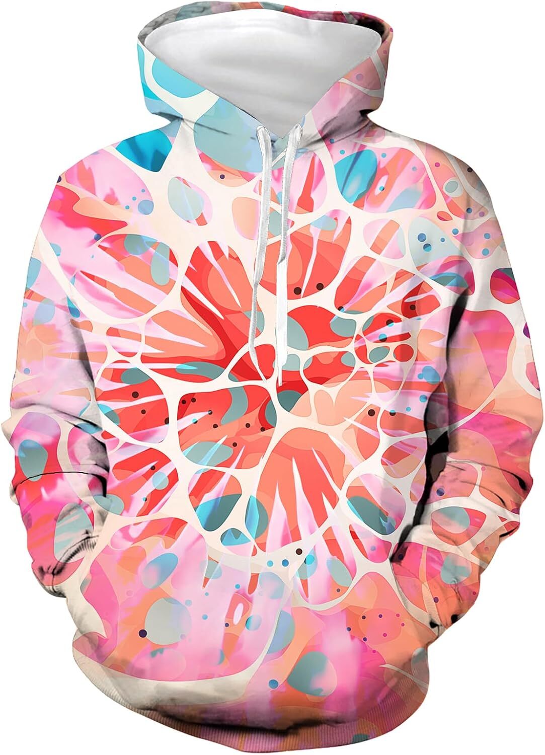 Hoodie for Mens Womens Unisex 3D Galaxy Hoodie Fashion trend Colorful Graphic Long Sleeve Hoodies with Big Pockets Graphic Hoodies sweatshirt Pullover