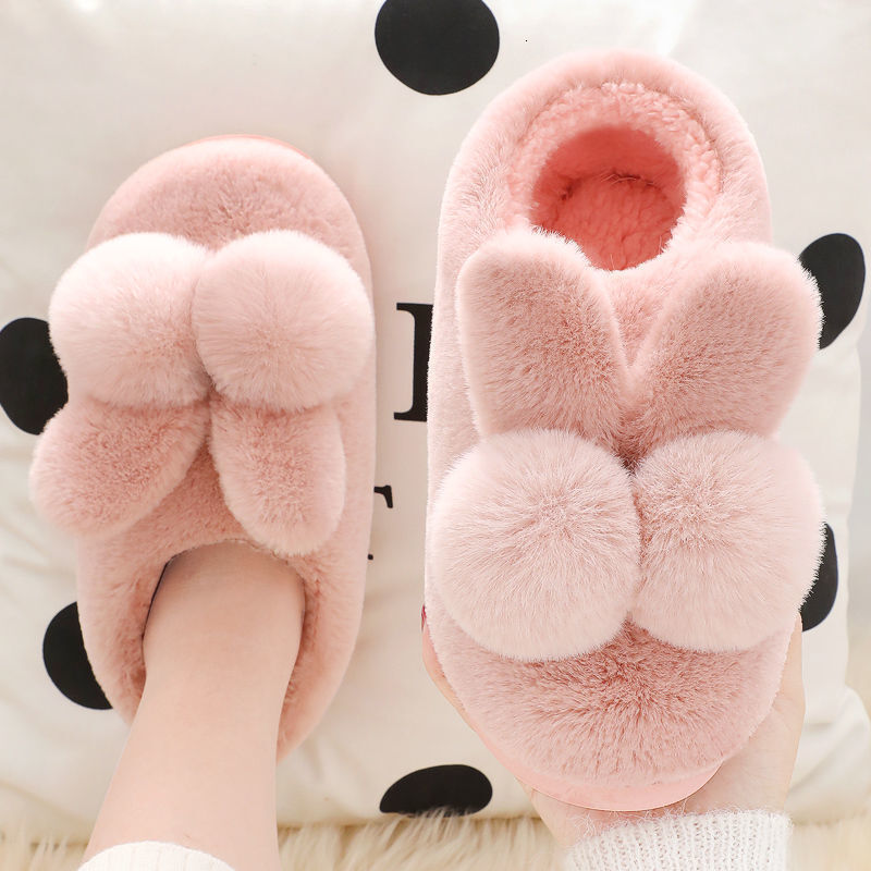 Designer Cotton Slippers For Women In Winter 2024 New Style Bag Heel Indoor Home Cute Plush Anti Slip Warm Confinement Cotton Shoes 1c5