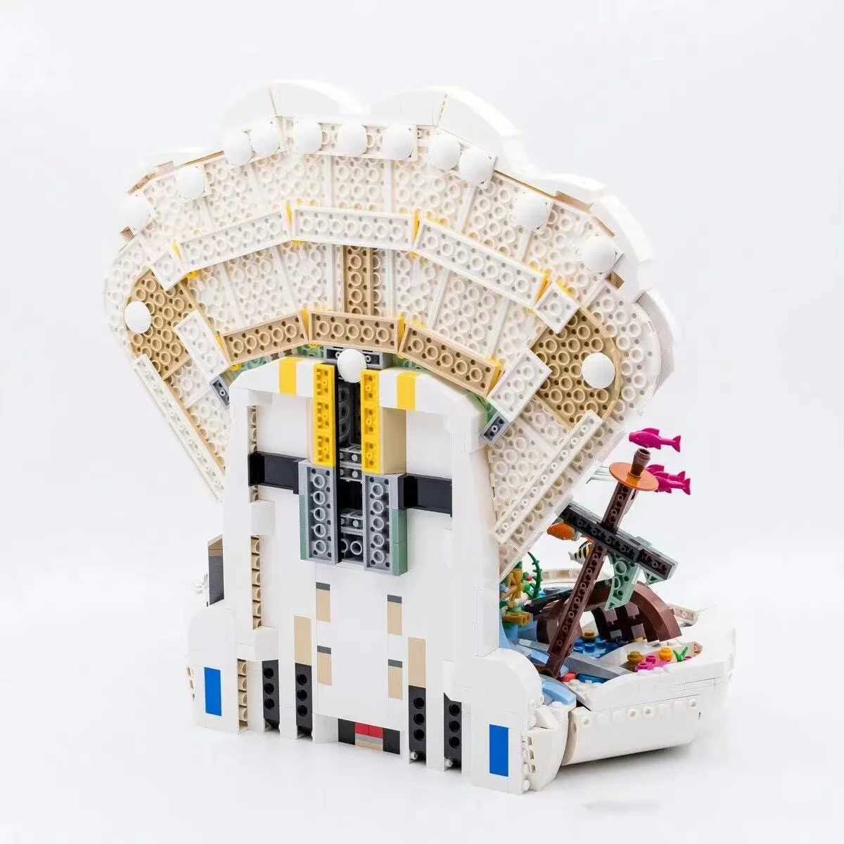 Blocks New inventory 43225 Underwater Mermaid Royal Toad Building Blocks Princess Palace Castle Toys Girls Childrens Birthday GiftsY241105HTX9
