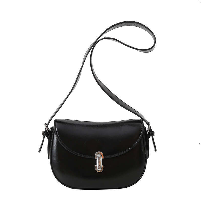 Women's 2024 new Korean version trendy ins fresh and cute armpit soft leather tote crossbody fashion bag
