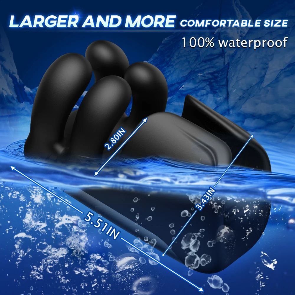 Penis Training Vibrator Men Glans Massage Stimulator For Ejaculation Delay Male Masturbator With Finger Pinching Sex Toys 241105