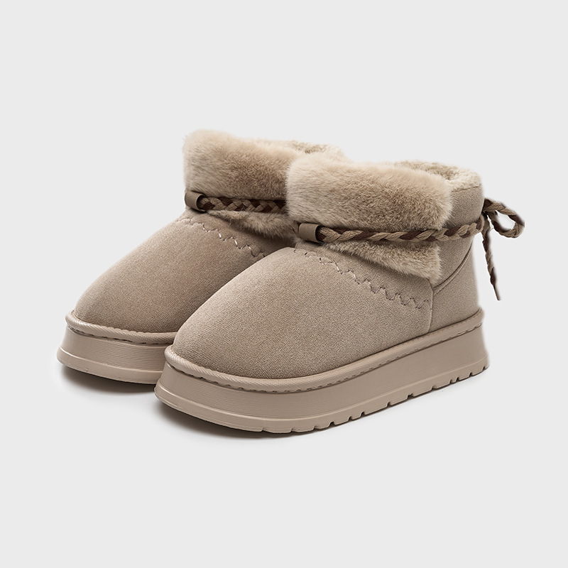 2024 new free shipping designer boots snow fur furry flurry winter boots ankle shoes platform martin boot womens booties