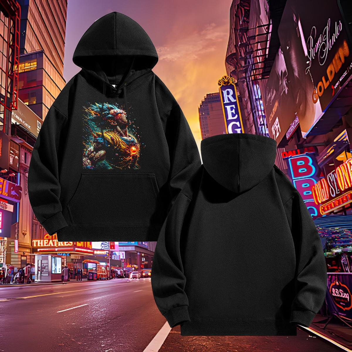 Fashion Unisex Sweatshirts Breathable High Quality Hoodie for Man Woman US/EU Size Tops Autumn Winter 350g Cotton