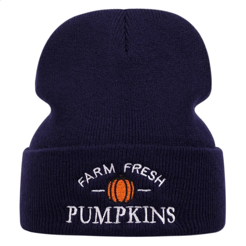 y Beanie Embroidery Beanies Kpop Cotton Winter Warm Ski Mask Hat Outdoor Leisure Bonnets for Women Men Cap Knitted 241105