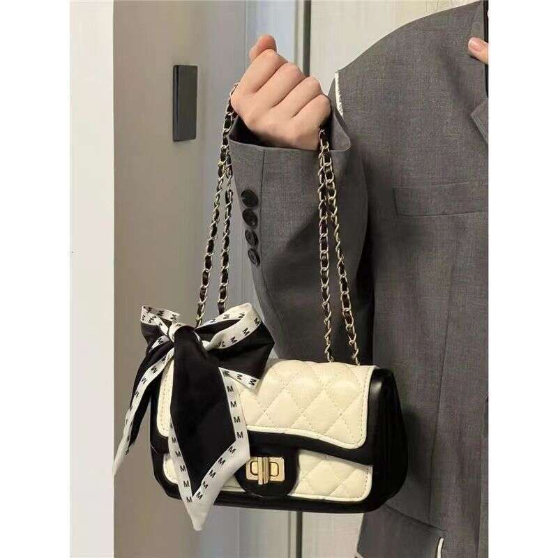 Designer Bag Niche And Versatile, Small Fragrance, Rhombic Chain Bag, Small Square Bag, Women's New High-End One-Shoulder Crossbody Bag