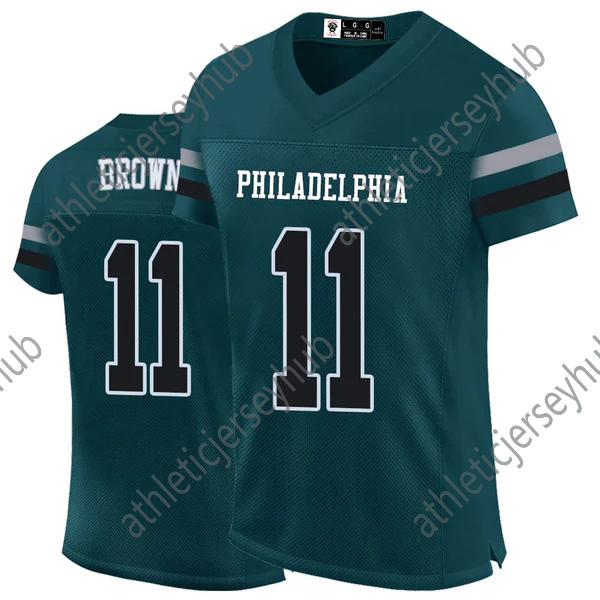 2024 Kelce Football Jersey custom jersey Barkley 1 Hurts 11 Brown Carter 6 Smith Swift Cox
